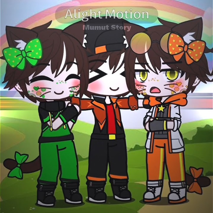 Aaww! Comelnya dua adik aku nii! 😆 #mumutstory #gachaboboiboy #boboiboy
