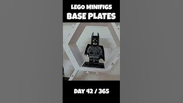 3D Printing Everyday for 365 Days 42/365 LEGO MINIFIGS BASE PLATE #stem #ideas #practical