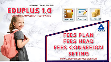 #schoolsoftware #howto Setup Fees Head in #eduplus #software