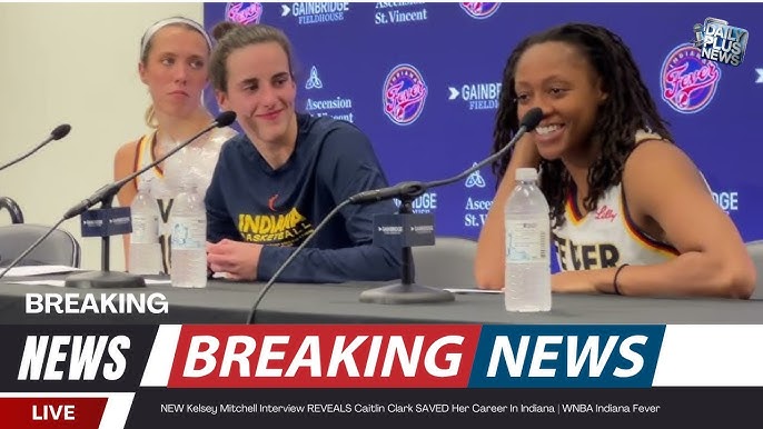NEW Kelsey Mitchell Interview REVEALS Caitlin Clark SAVED Her Career In  Indiana | WNBA Indiana Fever - YouTube