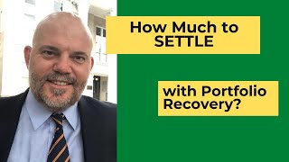 How much will Portfolio Recovery settle for in 2024?