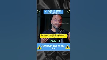 Mo.Gawdat Speak The danger of A.i - PART 1