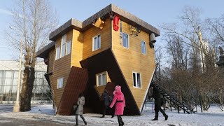 المنزل المقلوب في موسكو حيث السقف تحت قدميك والأرض فوق رأسك