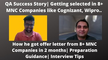 QA Success story| How to Get Job In Testing