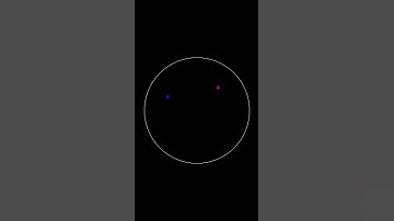 A Ball vs A Triangle: Chaotic Physics in a Circle! 🧠💥 | Gravity Simulation #shorts