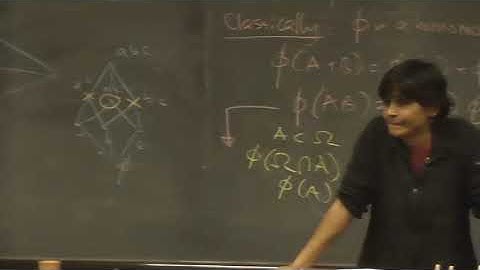 Introductory Lectures on Entanglement Entropy - Part 16