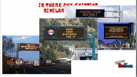 Wireless Electronic Road Signage