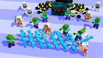 🏃 Stickman Craft Run 🏃 GAMEPLAY Levels 1-3 (Android, iOS) | Early Access