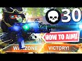 HOW TO HAVE PERFECT AIM in WARZONE! INSANE 30 KILL WARZONE NUKE!! (Modern Warfare Warzone)