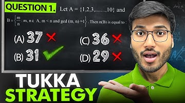 Best TUKKA STRATEGY for JEE Main 2025  | Guess MCQ