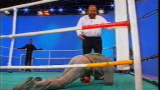 Terence Hill vs. Henry Maske vs. Bud Spencer, boxen live bei Wetten Dass..? 1994 in Bremerhaven