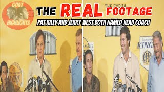 Dr. Jerry Buss Introduces Jerry West And Pat Riley As The Coaches Of The La Lakers