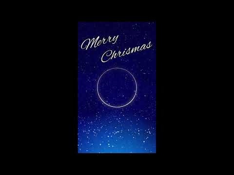 インスタグラム用縦長動画クリスマス向け　オーディオスペクトラム
