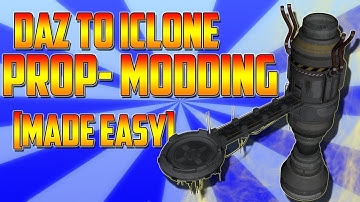HOW TO   Daz to Iclone Prop Moding