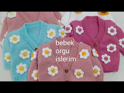 🌸ÇİÇEKLİ HIRKA🌸 1-2 YAŞ