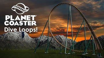 How to make SMOOTH custom dive loops in Planet Coaster!