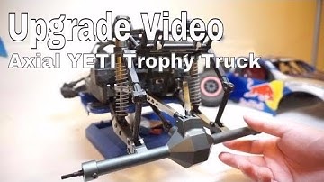 Axial Red Bull Yeti Trophy Truck Upgrade Ep 2 - SSD Center Axle, STRC, RC4WD, JunFac