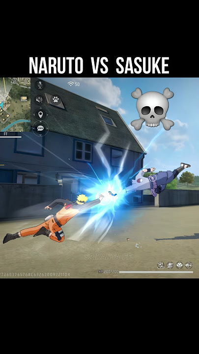 Naruto VS Sasuke In Free Fire 🔥 Rasengan VS Chidori #freefire