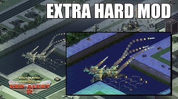 Red Alert 2 | Extra Hard Mod | Canal Bombardment vs 7 Brutal Ai