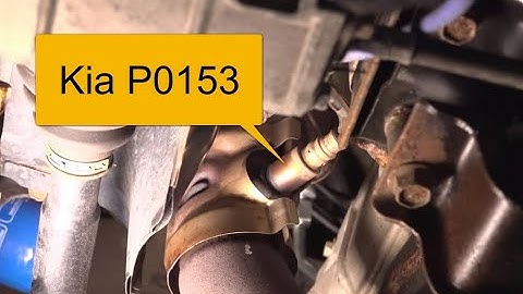 How To Fix Kia P0153 Code: O2 Sensor Circuit Slow Response (Bank 2 Sensor 1)