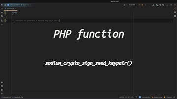 How does sodium_crypto_sign_seed_keypair work? Unlock the Power of Sodium Use