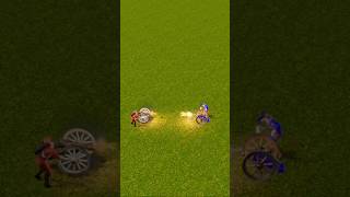 Age of empires 3 Napoleon gun vs leather cannon #games #gaming #aoe3de #game