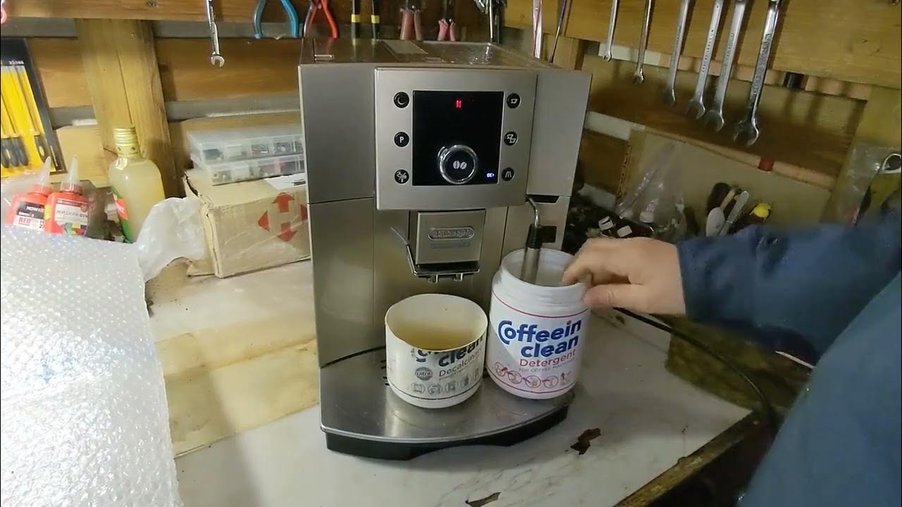 Очистка от накипи, кофемашина Delonghi Perfecta / Descaling, Delonghi ...