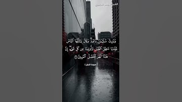 سورة النمل من  آية 16 إلى آية 17 بصوت الشيخ ياسر الدوسري♥♥