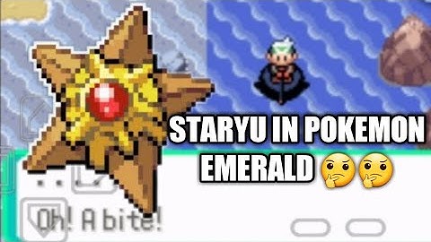 Where can you get staryu in pokemon emerald