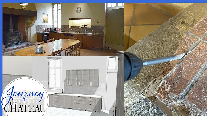 EXTREME MAKEOVER plans for the CHATEAU KITCHEN, DIY - Journey to the Château de Colombe, Ep. 64