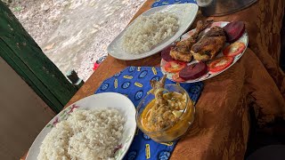 First IRL stream in Haiti : Cooking Haitian Food in my yard