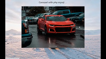 carousel with php