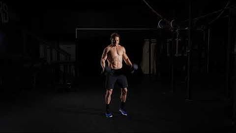 Dumbbell Hang Squat Cleans