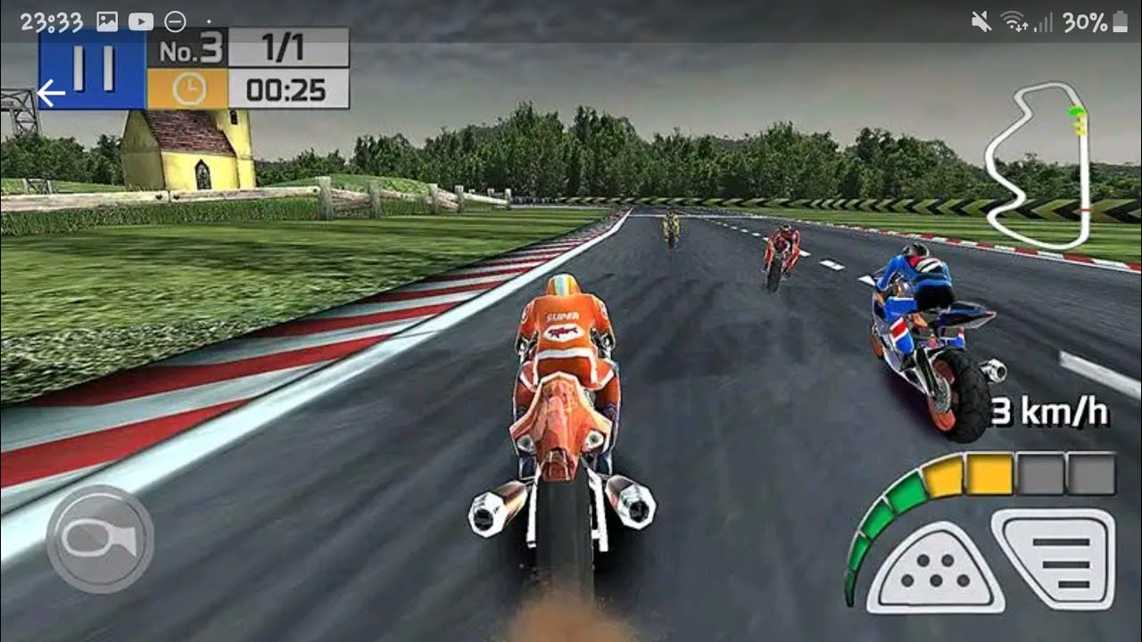 Corrida de moto real 3D 