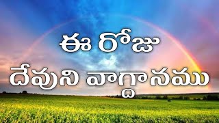 God's Promise For You - 31.08.2021