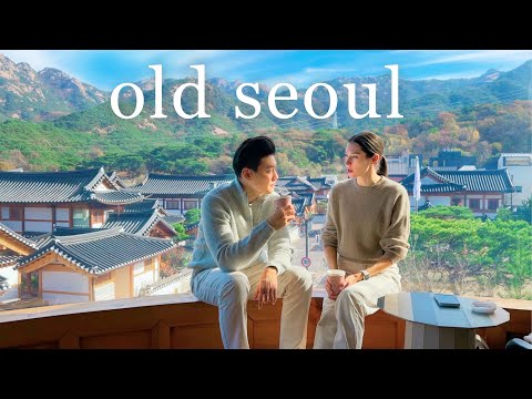 Should we move here? A day in &amp;#39;Old Seoul&amp;#39; 🍂 Traditional korean hanok village in the mountains ⛰️
