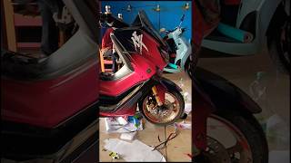 Review Variasi Sticker Motor Yamaha Nmax * Tema Warna Berkombinasi * Tema Motif Minimalist