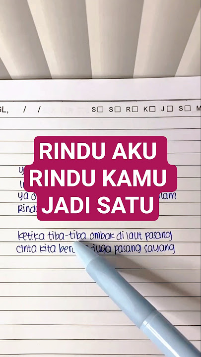RINDU AKU RINDU KAMU JADI SATU - Nini Carlina & Doel Sumbang Cover || Viral Tiktok