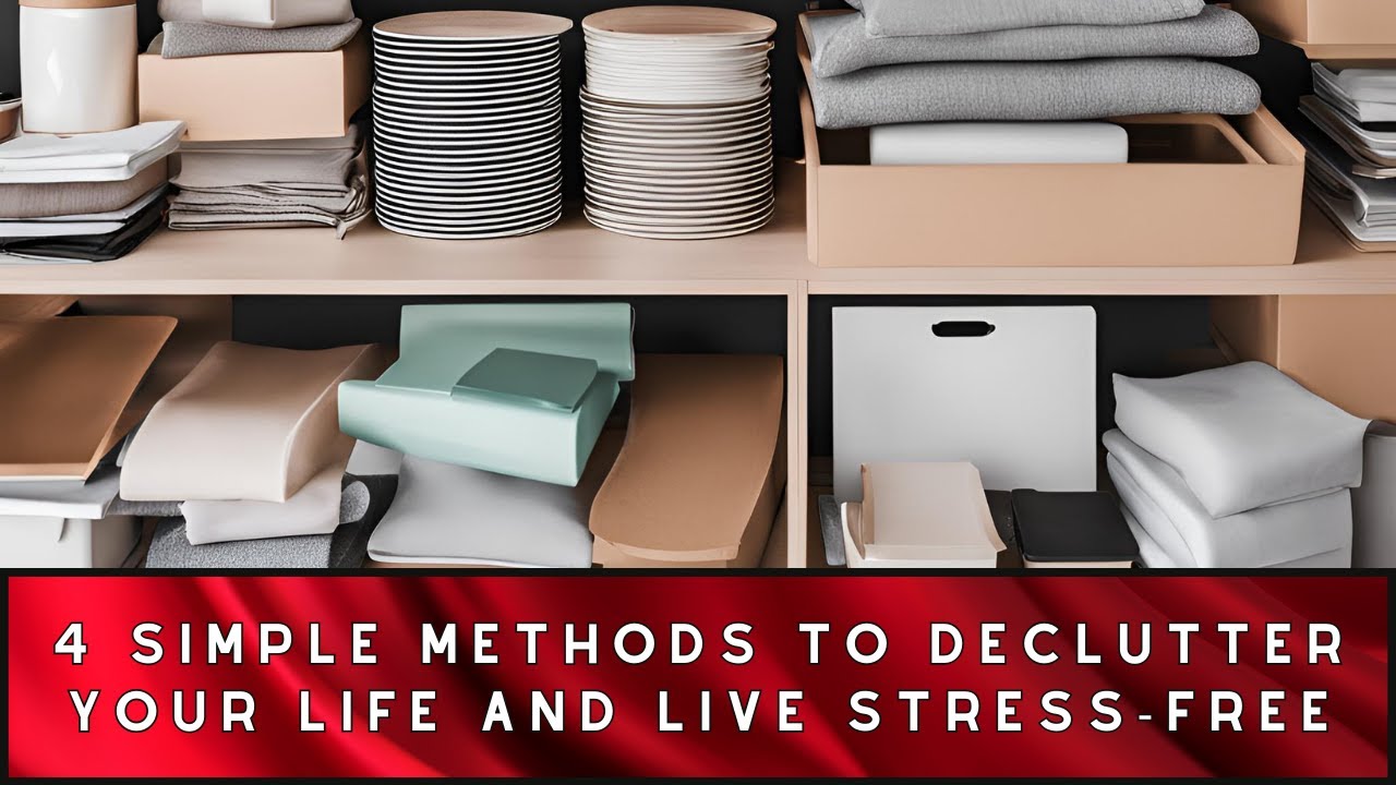 🧹 4 Simple Methods to Declutter Your Life and Live Stress-Free - YouTube
