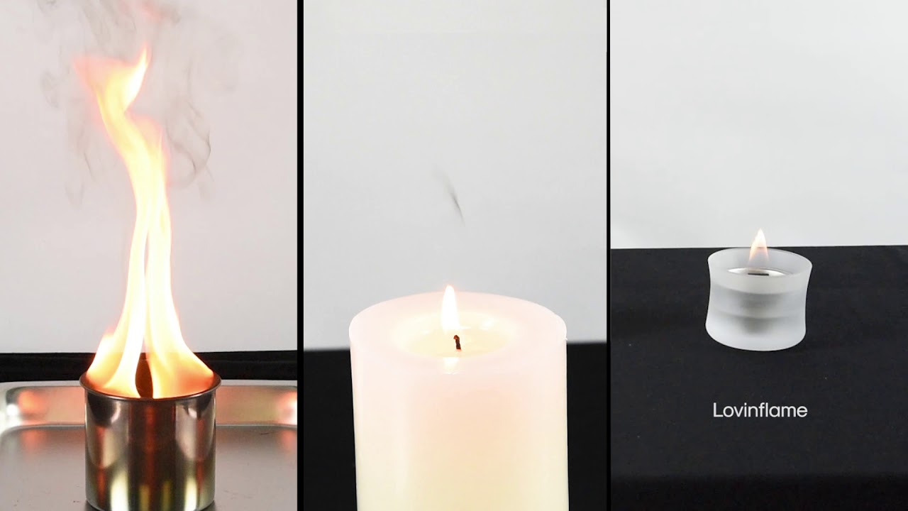 Smoke Comparison | Kerosene vs. Wax Candles vs. Lovinflame