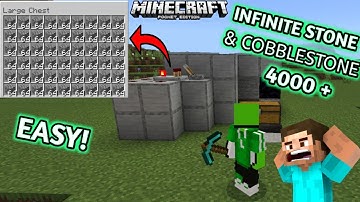 SIMPLE  1.18 AUTOMATIC STONE FARM TUTORIAL in  MINECRAFT  BEDROCK (MCPE/XBOX/PS4/Switch/Windows10)