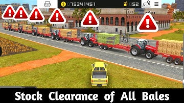 Stock Clearance of All Bales in Farming Simulator 18 Gameplay | Timelapse #skullgaming