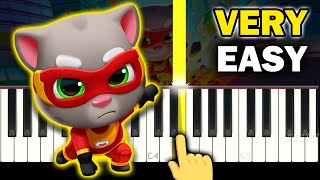 Talking TOM HERO DASH - Main Menu Theme - VERY EASY Piano tutorial screenshot 4