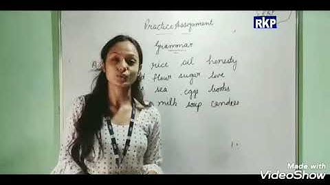 Grade-3 Sub- English Topic- Discussion of Practice Assignment Video-2 by Ms. Monika