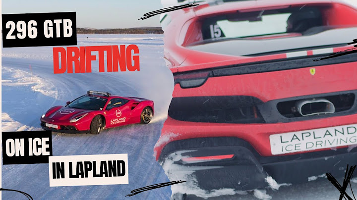 296 GTB DRIFTING ON ICE IN LAPLAND #FERRARI #ALEXDEBARE #DUBAI #LAPLAND #CAPTIAL.COM #296GTB