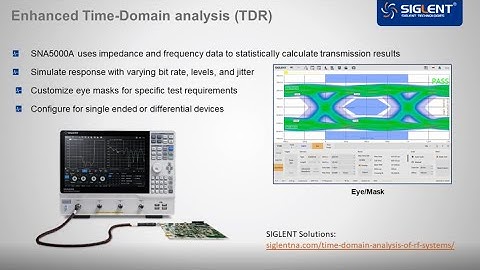 Enhanced TDR Measurements with your SIGLENT SNA5000A Vector Network Analyzer