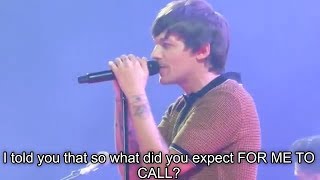 Louis' new songs are a response to Harry's