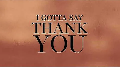 Marvin Sapp - Thank You For It All (Official Lyric...