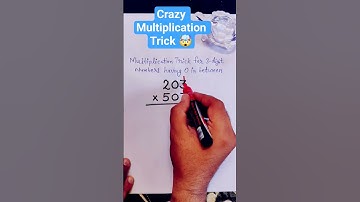 Multiplication Tricks To Make Mathematics Fun and Easy 😉 #math #multiplication #mathtrick