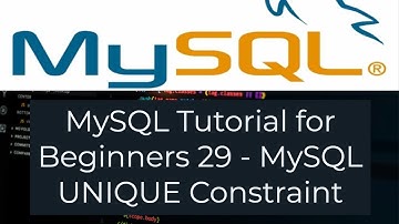 MySQL Tutorial for Beginners 29 - MySQL UNIQUE Constraint